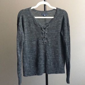 Heather Grey AE Sweater - Lightly Worn - S